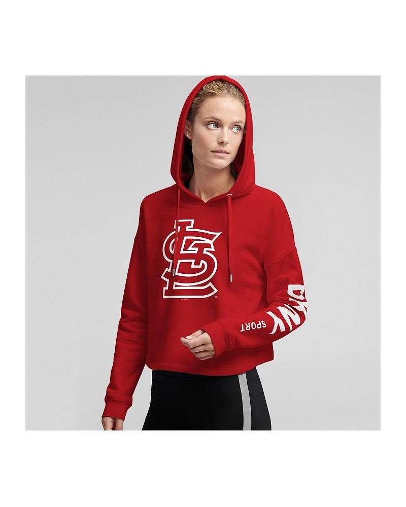 Women's Red St. Louis Cardinals Lydia Pullover Hoodie Red $35.70 Sweatshirts