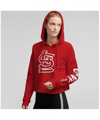 Women's Red St. Louis Cardinals Lydia Pullover Hoodie Red $35.70 Sweatshirts