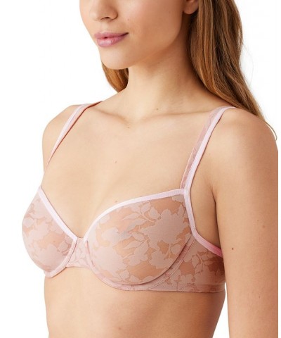 Women's Shadow Scene Underwire Bra 951268 Pink $14.56 Bras