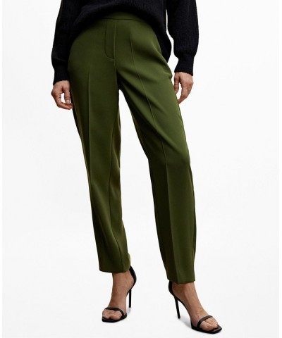 Women's Flowy Suit Pants Green $36.39 Pants