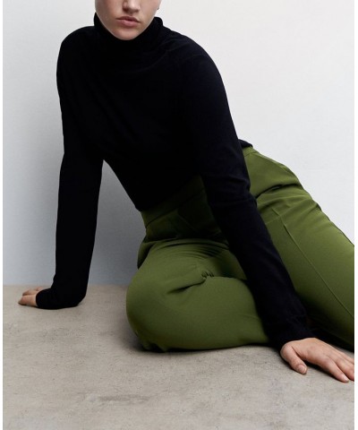 Women's Flowy Suit Pants Green $36.39 Pants