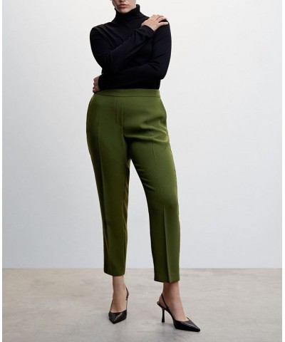 Women's Flowy Suit Pants Green $36.39 Pants