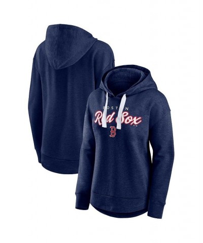 Women's Branded Heathered Navy Boston Red Sox Set to Fly Pullover Hoodie Blue $36.00 Sweatshirts