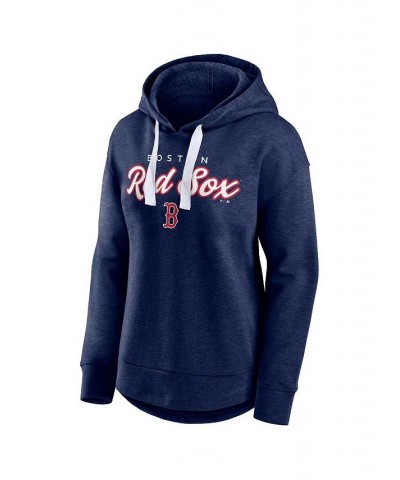 Women's Branded Heathered Navy Boston Red Sox Set to Fly Pullover Hoodie Blue $36.00 Sweatshirts