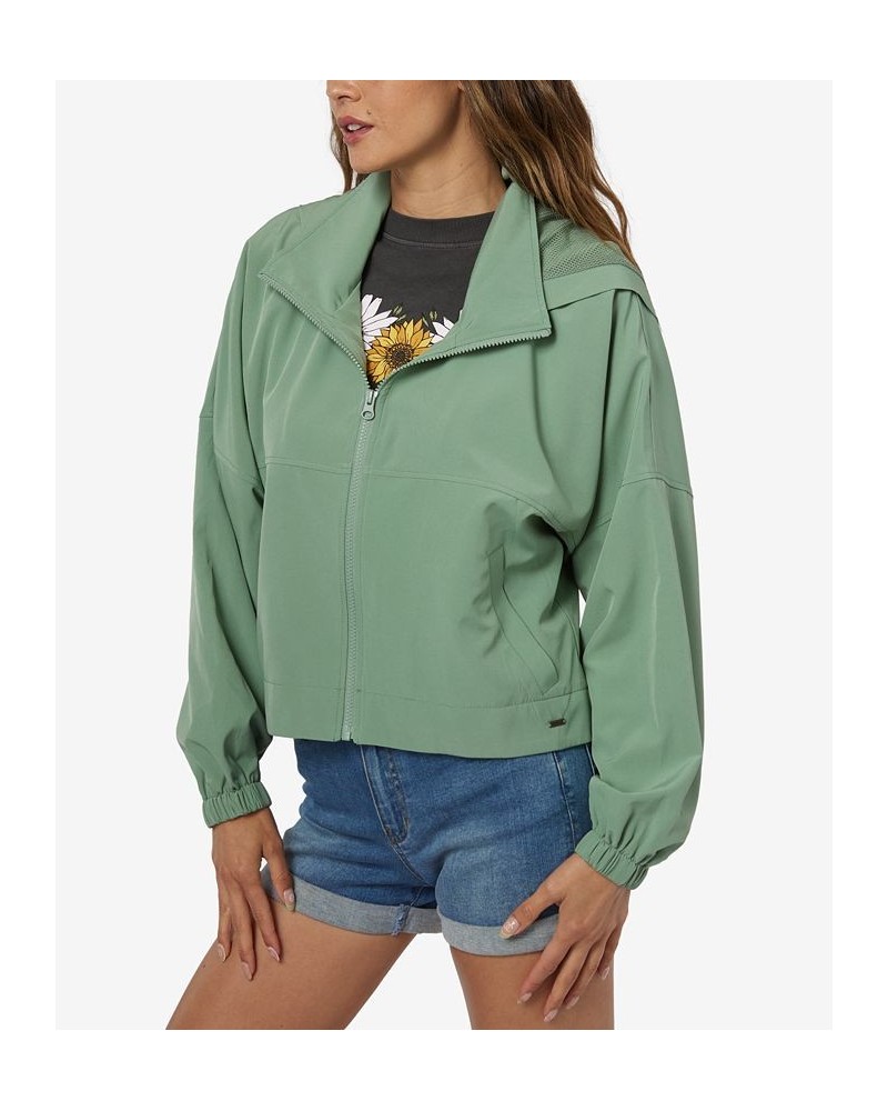 Juniors' Layton Hooded Jacket Green $37.50 Jackets