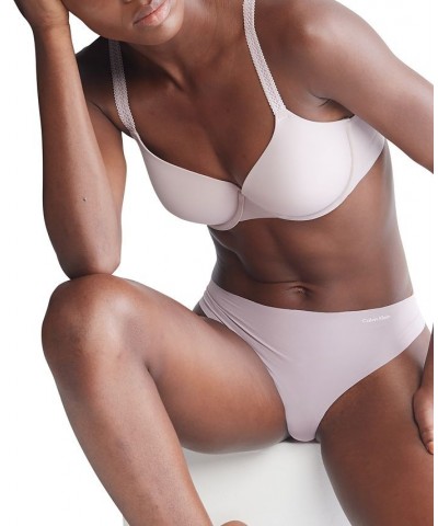 Women's Invisibles 3-Pack Thong Underwear QD3558 Nirvana/bright White/black $20.70 Panty