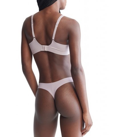 Women's Invisibles 3-Pack Thong Underwear QD3558 Nirvana/bright White/black $20.70 Panty