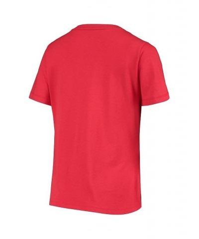 Women's Red Maryland Terrapins Lacrosse V-Neck T-shirt Red $17.20 Tops