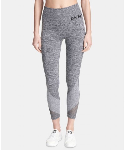 High-Waist Seamless 7/8 Length Leggings Gray $17.10 Pants