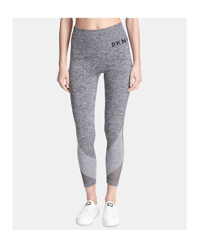 High-Waist Seamless 7/8 Length Leggings Gray $17.10 Pants