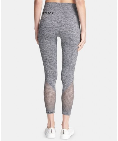 High-Waist Seamless 7/8 Length Leggings Gray $17.10 Pants