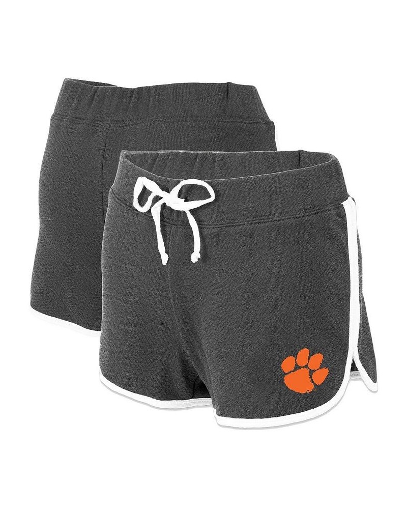 Women's Charcoal Clemson Tigers Relay French Terry Shorts Charcoal $22.05 Shorts