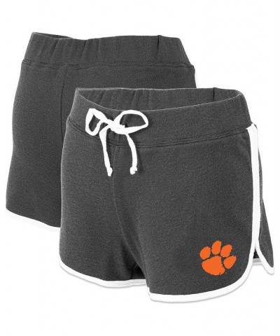 Women's Charcoal Clemson Tigers Relay French Terry Shorts Charcoal $22.05 Shorts