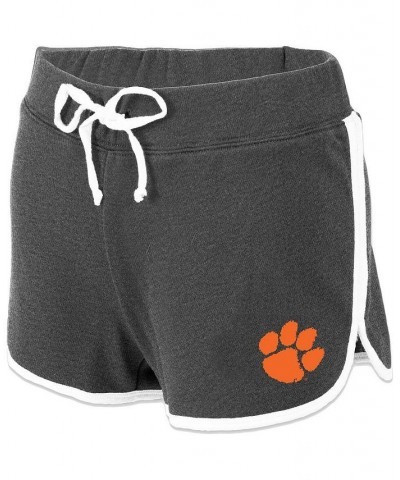 Women's Charcoal Clemson Tigers Relay French Terry Shorts Charcoal $22.05 Shorts