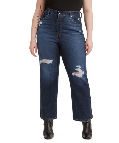 Trendy Plus Ribcage Straight Ankle Jeans Winter Breakdown $40.79 Jeans