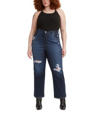 Trendy Plus Ribcage Straight Ankle Jeans Winter Breakdown $40.79 Jeans