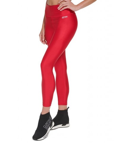 High Shine 7/8 Leggings Red $22.66 Pants