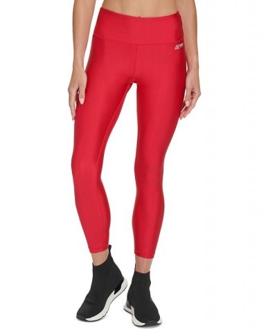 High Shine 7/8 Leggings Red $22.66 Pants