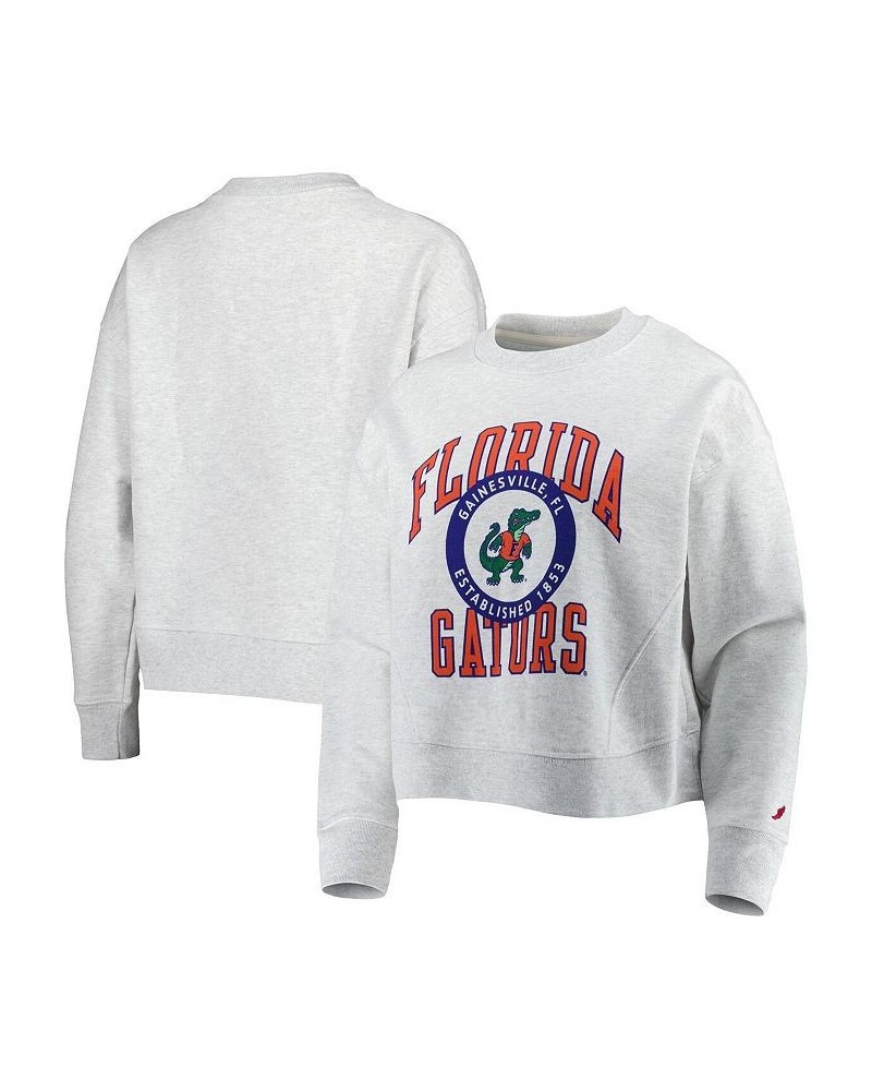 Women's Ash Florida Gators Boxy Sweatshirt $32.90 Sweatshirts