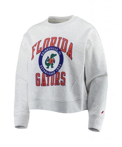 Women's Ash Florida Gators Boxy Sweatshirt $32.90 Sweatshirts