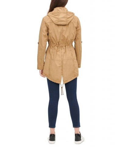 Women's Hooded Utility Jacket Gold $44.28 Jackets