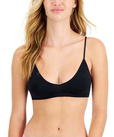 Women's Light Support Bralette Black $10.00 Bras