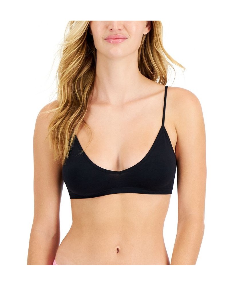 Women's Light Support Bralette Black $10.00 Bras