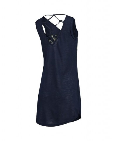 Women's College Navy Seattle Seahawks Game Time Swim V-Neck Cover-Up Dress Navy $25.47 Swimsuits