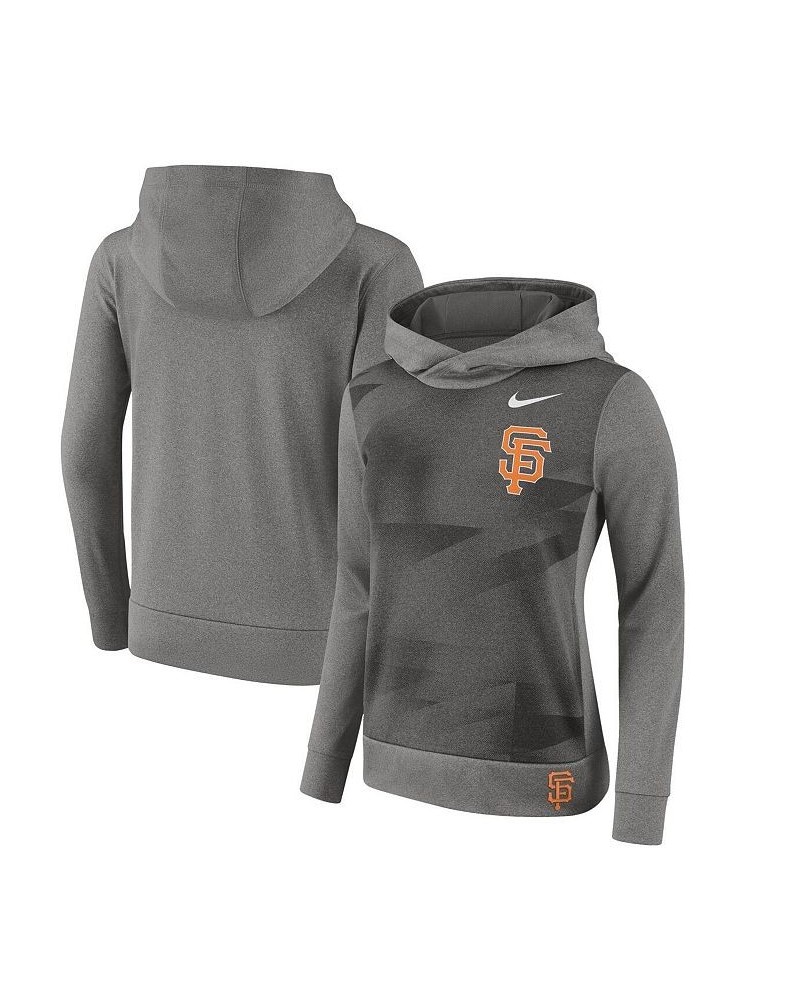 Women's Gray San Francisco Giants Performance Pullover Hoodie Gray $42.39 Sweatshirts