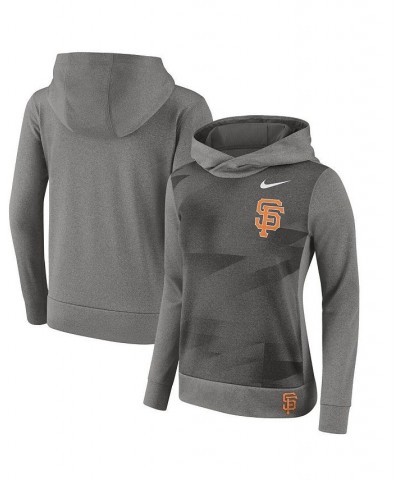 Women's Gray San Francisco Giants Performance Pullover Hoodie Gray $42.39 Sweatshirts