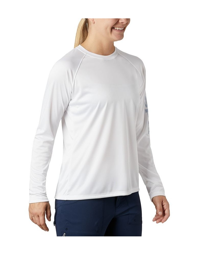 Women's PFG Tidal Tee II Omni-Shade™ T-Shirt White, Cirrus Grey Logo $29.00 Tops