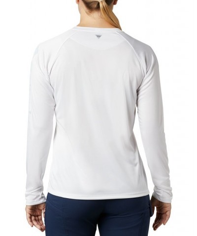 Women's PFG Tidal Tee II Omni-Shade™ T-Shirt White, Cirrus Grey Logo $29.00 Tops