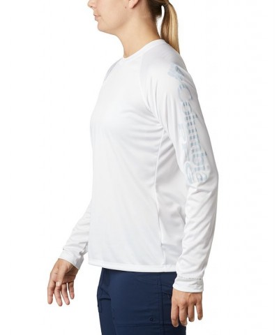 Women's PFG Tidal Tee II Omni-Shade™ T-Shirt White, Cirrus Grey Logo $29.00 Tops