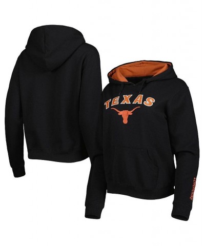 Women's Black Texas Longhorns Arch & Logo Pullover Hoodie Black $26.40 Sweatshirts