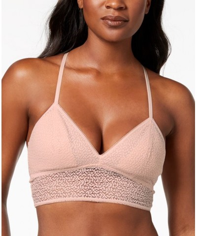 Modern Lace Longline Bralette DK4021 Pink $18.24 Bras