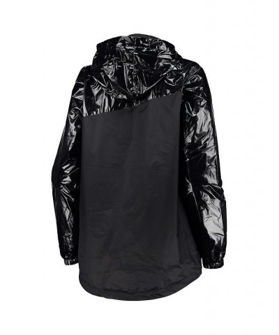 Women's Black New Orleans Saints Double-Coverage Full-Zip Hoodie Jacket Black $45.89 Jackets