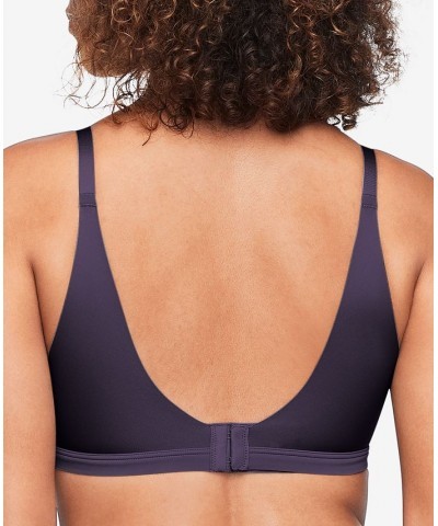 Warners No Side Effects Underarm and Back-Smoothing Comfort Wireless Lift T-Shirt Bra RN2231A Purple $11.76 Bras