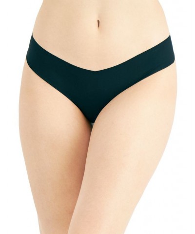 Women's No-Show Thong Underwear Deep Black $9.43 Panty