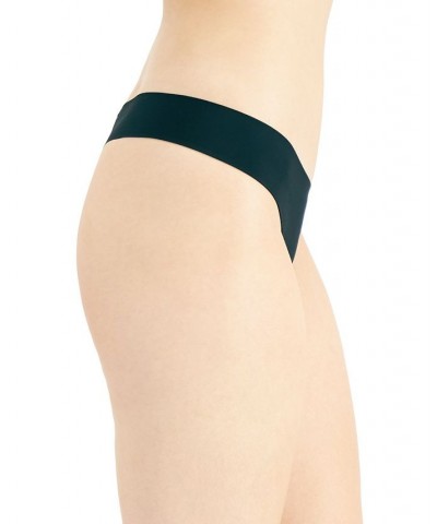 Women's No-Show Thong Underwear Deep Black $9.43 Panty