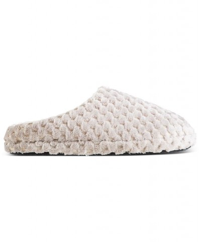 Women's Popcorn Hoodback Faux Fur Slippers Gray $9.24 Shoes