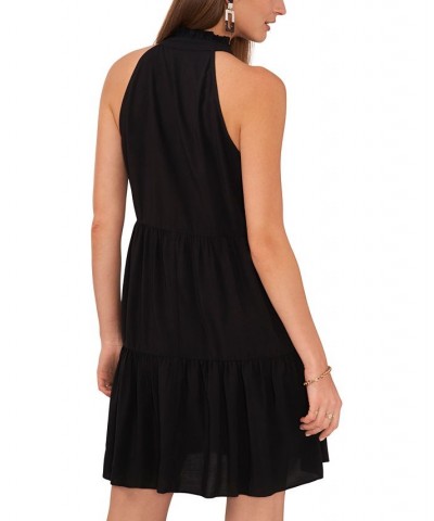 Women's Sleeveless Cover-Up Dress Black $35.19 Swimsuits