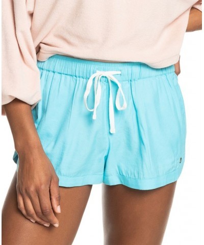 Juniors' New Impossible Love Beach Short Bachelor Button $19.38 Shorts