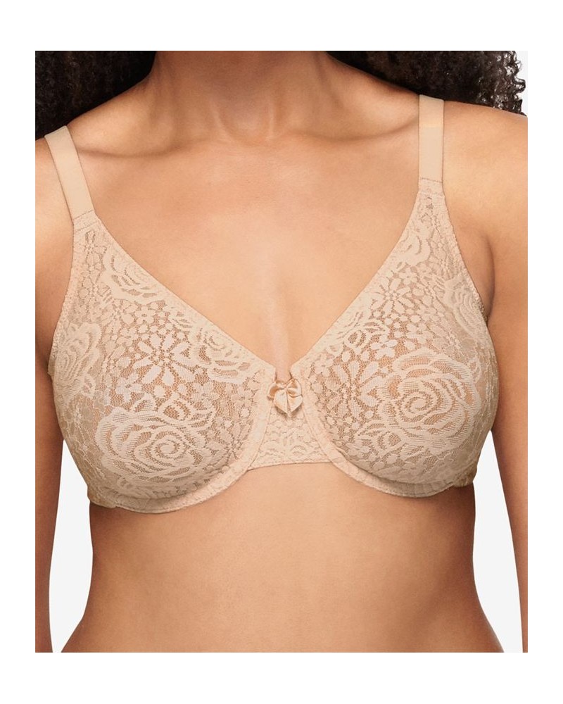 Halo Lace Molded Underwire Bra 851205 Up To G Cup Sand (Nude 5) $32.64 Bras