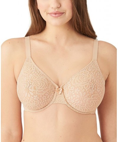 Halo Lace Molded Underwire Bra 851205 Up To G Cup Sand (Nude 5) $32.64 Bras