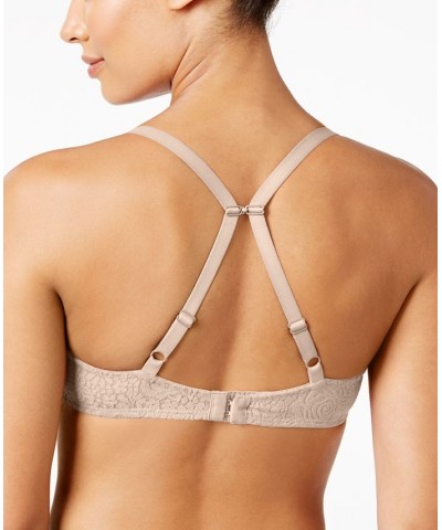 Halo Lace Molded Underwire Bra 851205 Up To G Cup Sand (Nude 5) $32.64 Bras