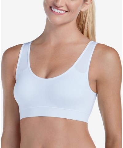 Modern Micro Seamfree Ballet Back Bralette 2405 White $14.74 Bras