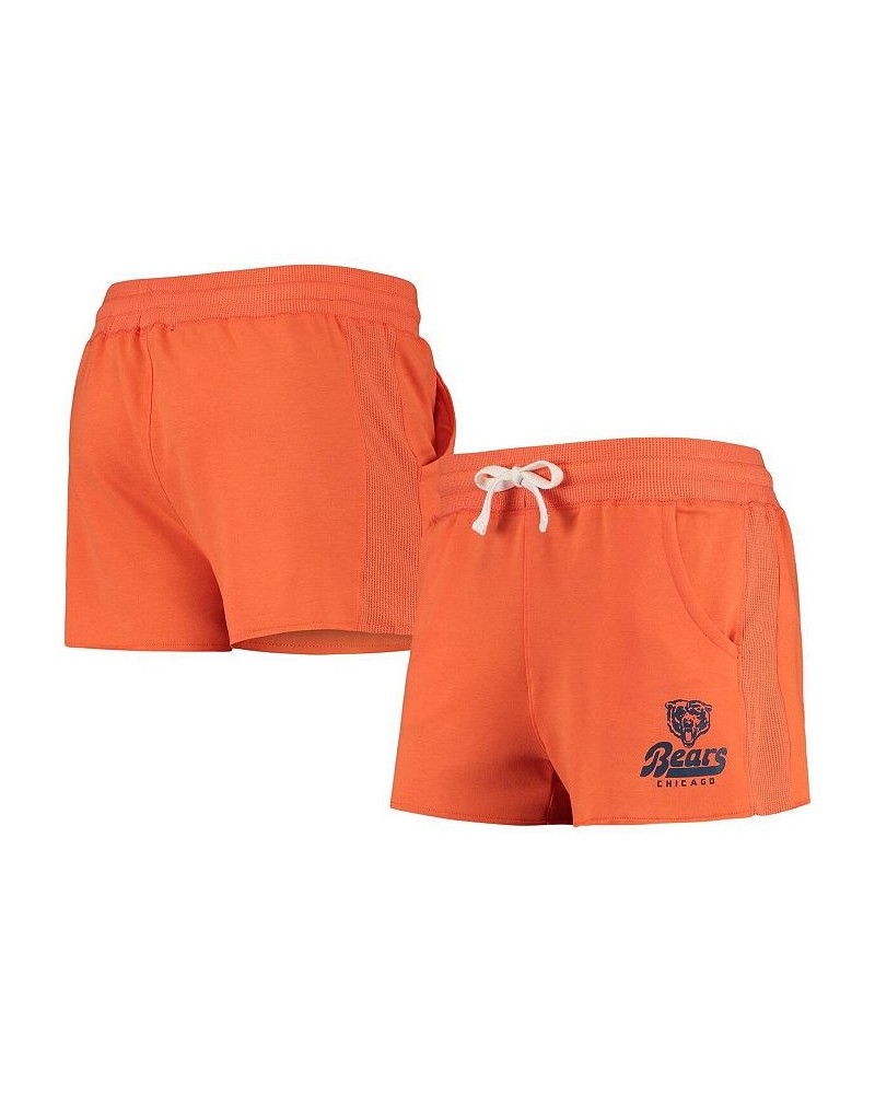 Women's Orange Chicago Bears Tri-Blend Shorts Orange $18.00 Shorts