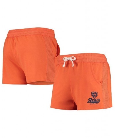 Women's Orange Chicago Bears Tri-Blend Shorts Orange $18.00 Shorts