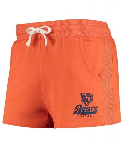 Women's Orange Chicago Bears Tri-Blend Shorts Orange $18.00 Shorts