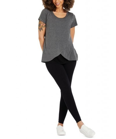 Tiered Nursing Top Grey $22.95 Tops